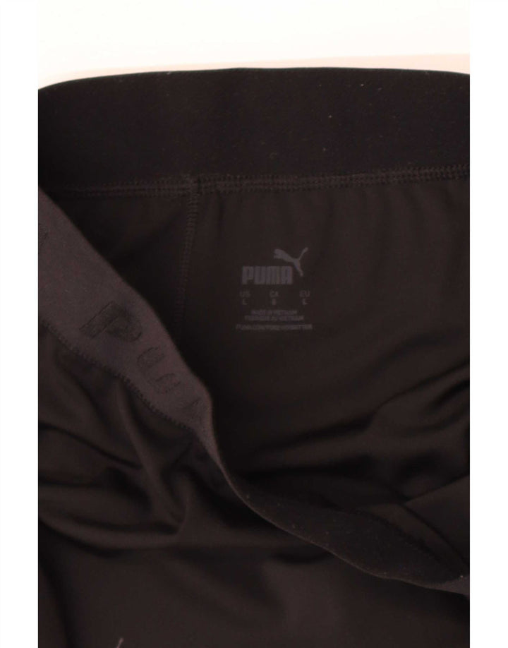 Puma Γυναικείο Γραφικό Κολάν UK 16 Large Μαύρο