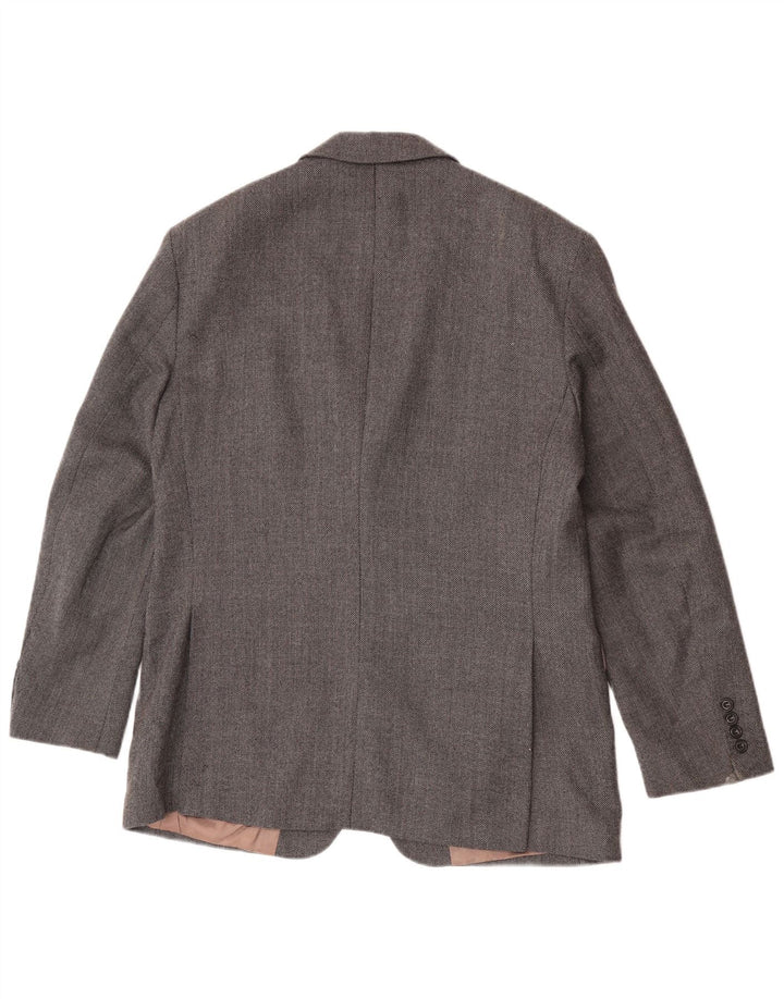 Marks & Spencer Ανδρικό μπλέιζερ με 2 κουμπιά μπουφάν UK 40 Medium Grey New Wool