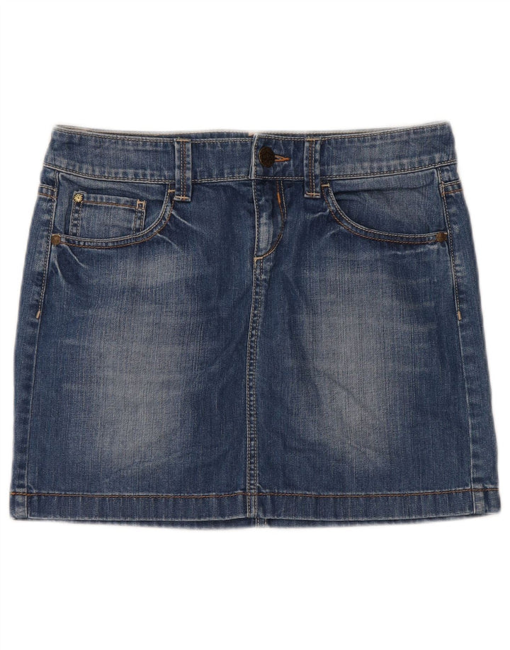 Esprit Γυναικεία Τζιν Φούστα UK 12 Medium W32 Μπλε βαμβακερή
