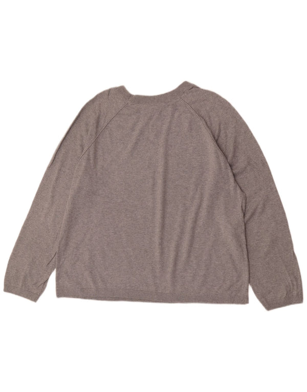 Crew Clothing Γυναικεία Loose Fit Boat Neck Jumper UK 18 XL Grey