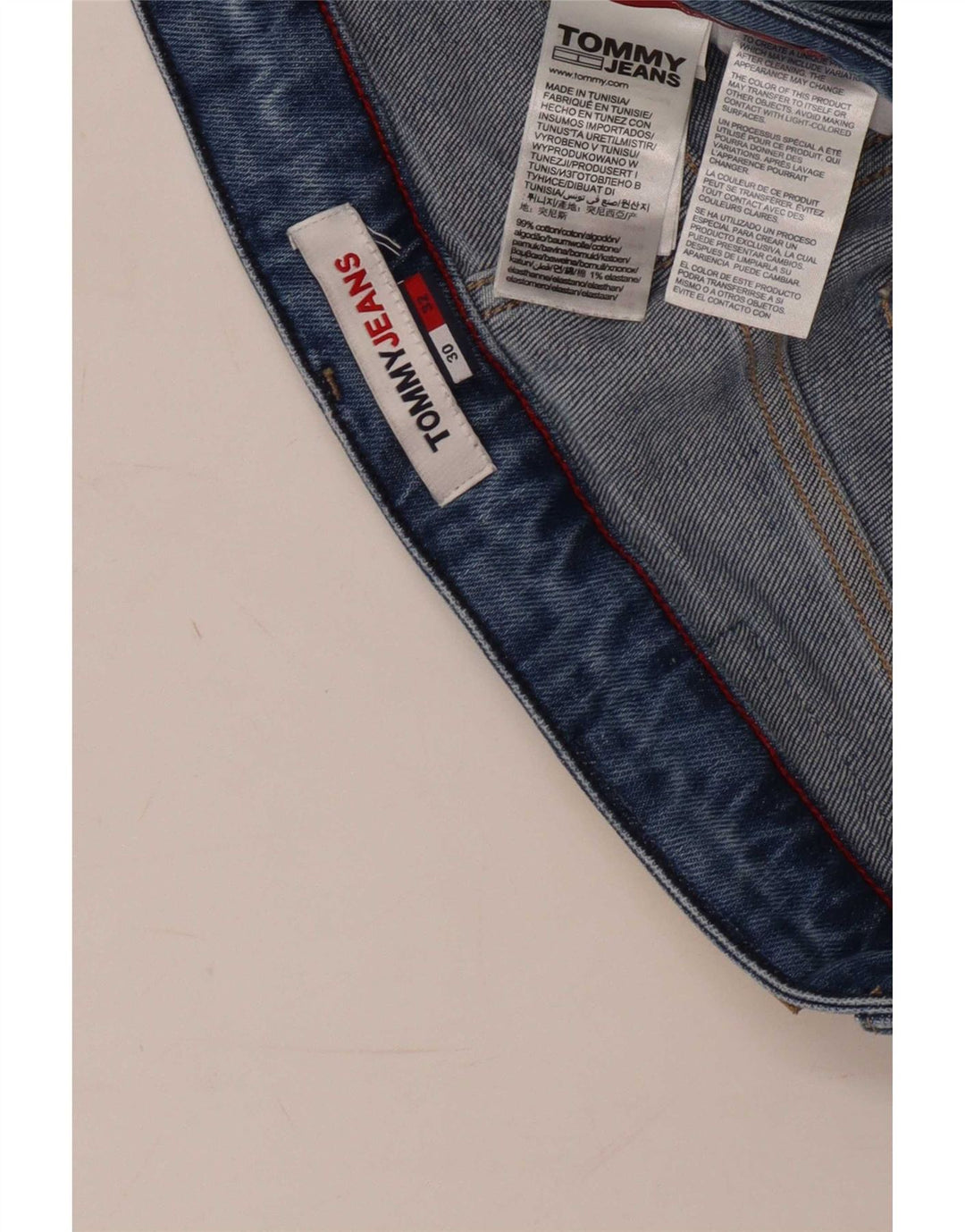 Tommy Hilfiger Ανδρικό Slim Jeans W30 L32 Blue Cotton