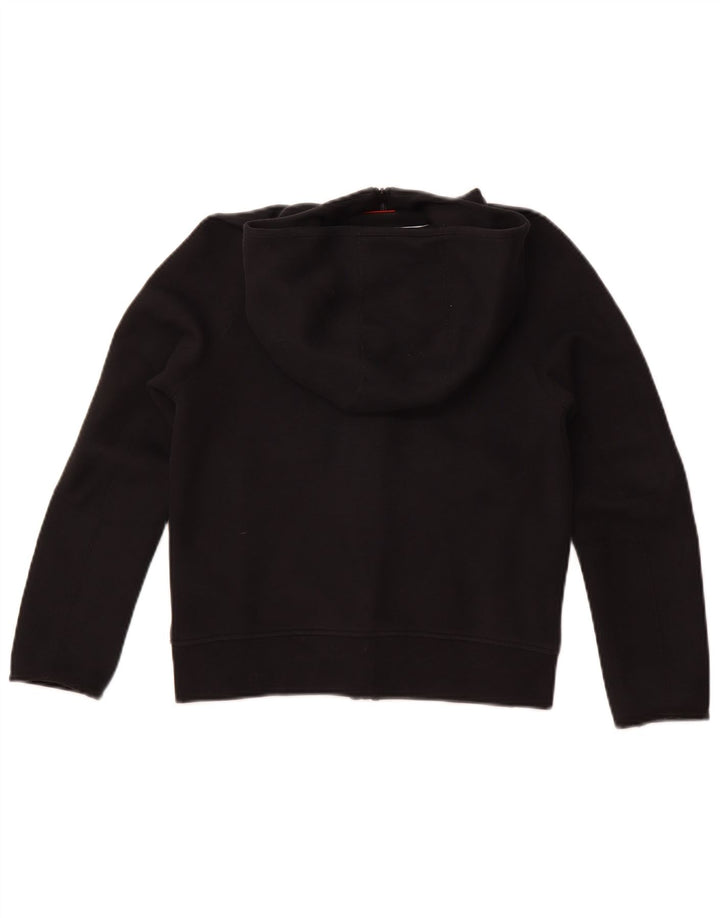 Πουλόβερ Nike Boys με φερμουάρ με κουκούλα 10-11 ετών, μεσαίο μαύρο βαμβακερό