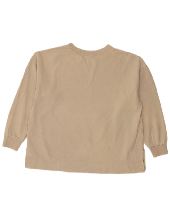 Γυναικείο φούτερ Gap Oversized Jumper UK 10 Small Beige βαμβακερό