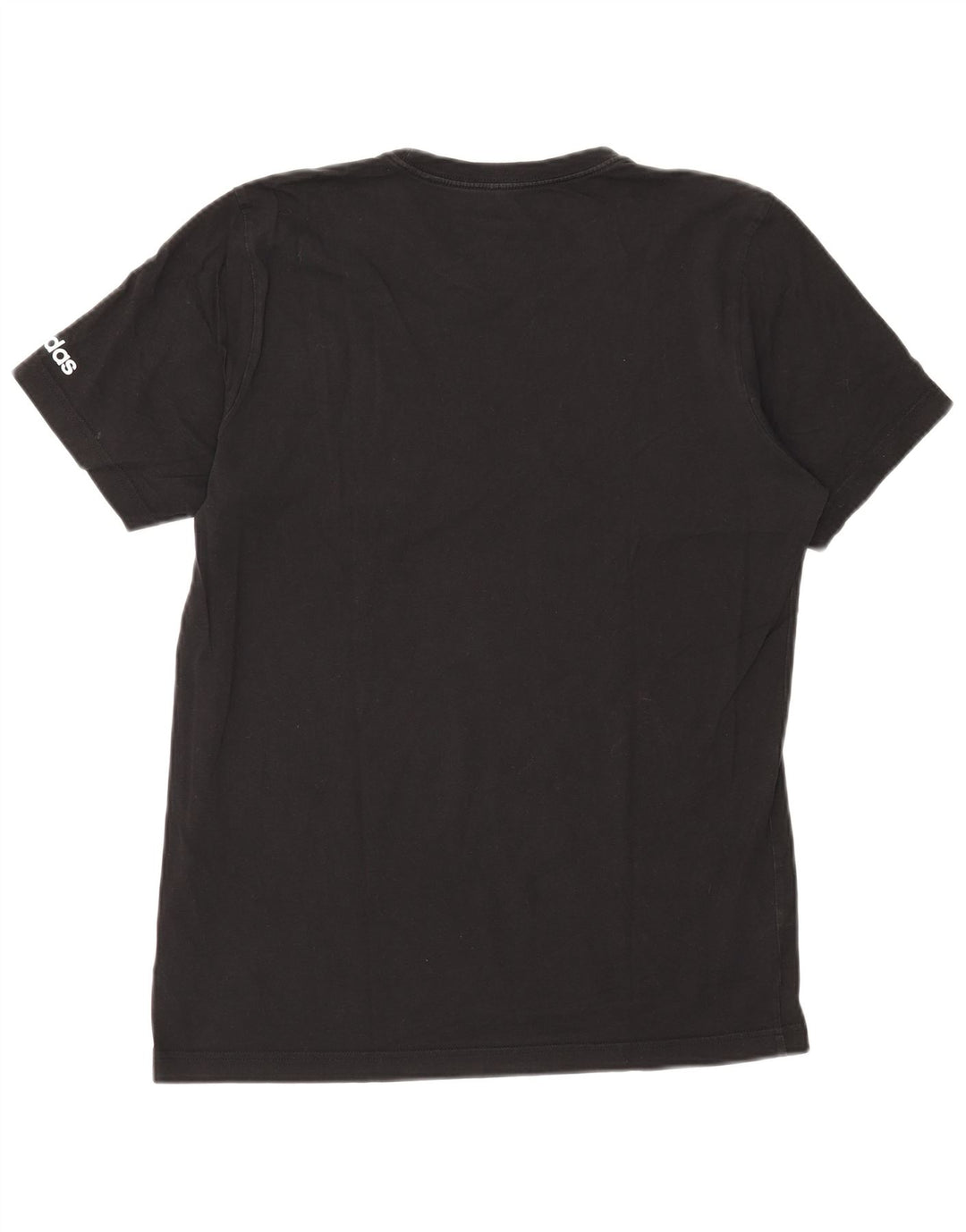 Ανδρικό γραφικό T-Shirt Adidas Top Μεσαίο μαύρο βαμβακερό