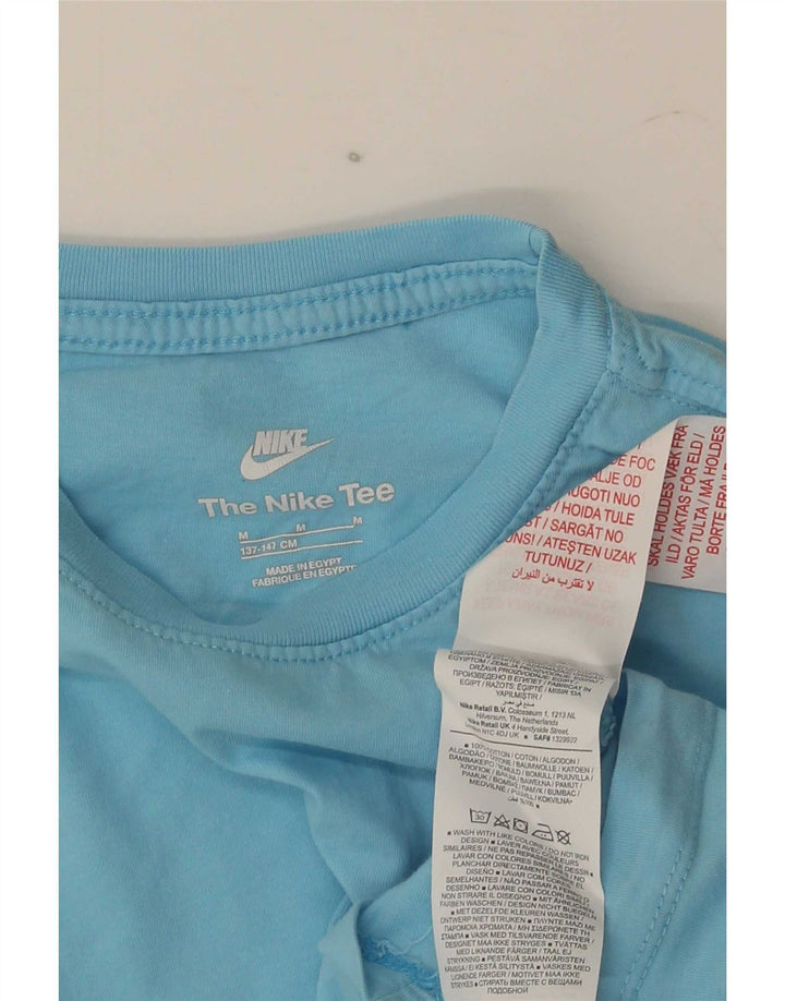 Μπλουζάκι Nike Boys T-shirt 10-11 ετών μεσαίο μπλε βαμβακερό