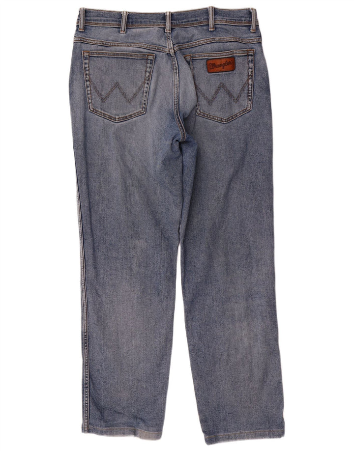 Ανδρικό τζιν Wrangler ίσιο W36 L32 Μπλε βαμβακερό