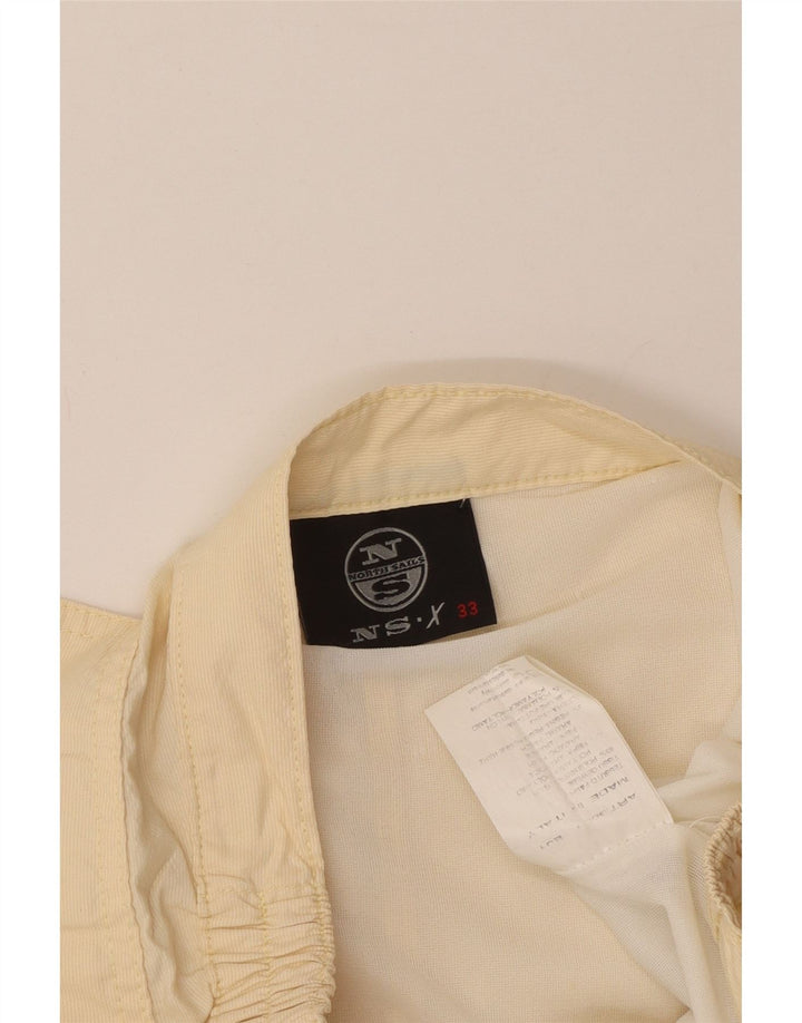 Ανδρικά γραφικά σορτς κολύμβησης North Sails με μεσαίο υπόλευκο χρώμα