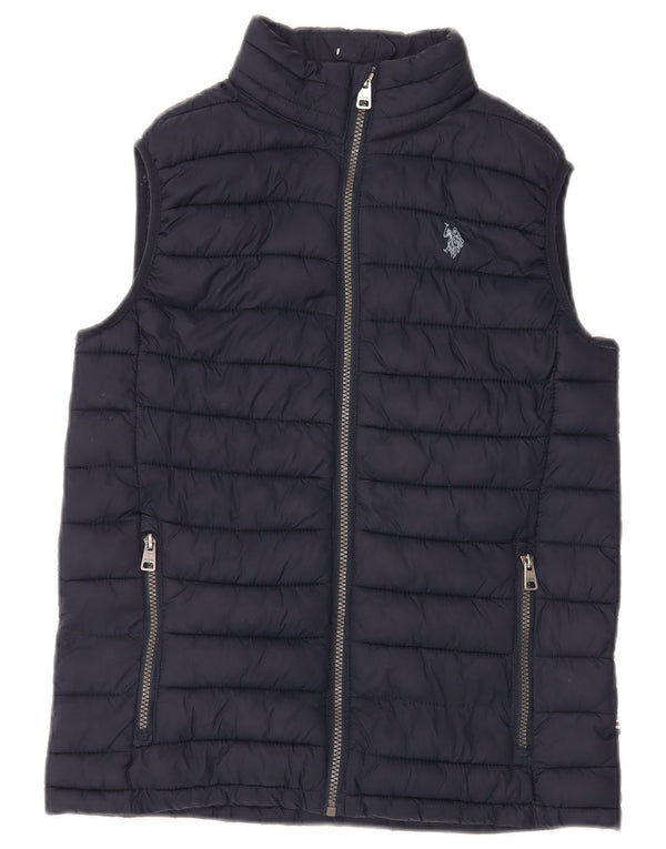 Πόλο Ασν. Boys Padded Gilet 14-15 Years Navy Blue Nylon
