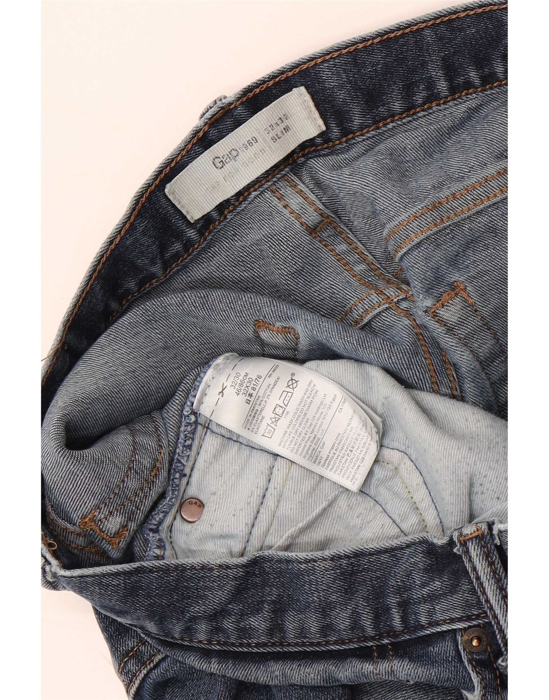Gap Γυναικείο Slim Jeans W32 L30 Μπλε βαμβακερό