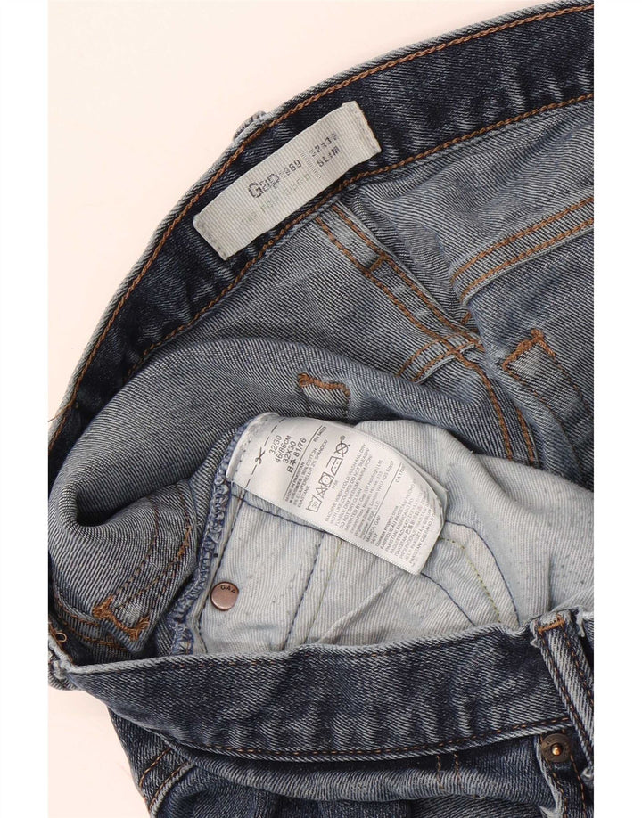 Gap Γυναικείο Slim Jeans W32 L30 Μπλε βαμβακερό