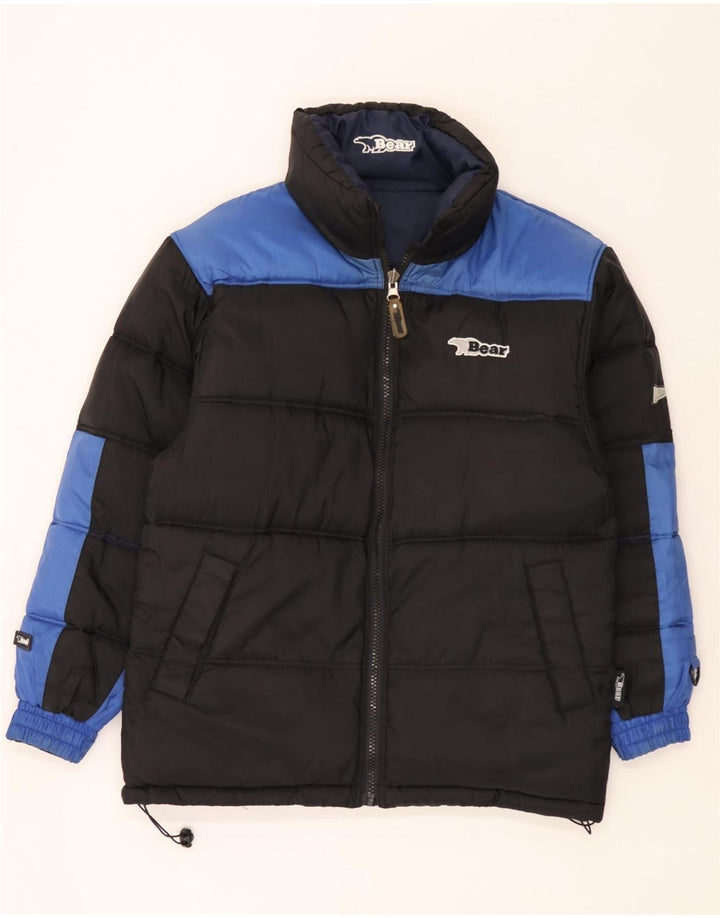Ανδρικό Bear Reversible padded Jacket UK 38 Medium Navy Blue Polyamide