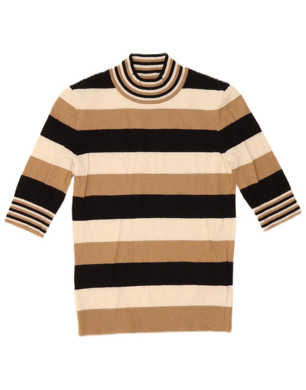 Hugo Boss γυναικείο πουλόβερ με λαιμό χελώνα UK 10 Small πολύχρωμο