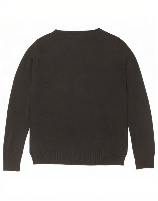 Marks & Spencer Γυναικείο πουλόβερ με λαιμόκαυστο UK 10 Small Grey Acrylic