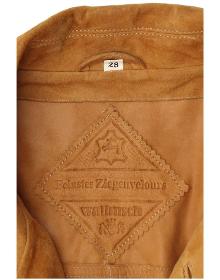 WALBUSCH Ανδρικό Suede Jacket UK 42 XL Καφέ Δερμάτινο