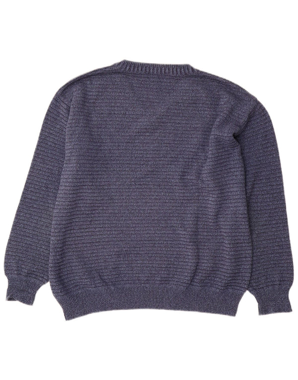 Breidhof Γυναικείο πουλόβερ με λαιμόκοψη IT 50 XL Navy Blue Πολυακρυλικό