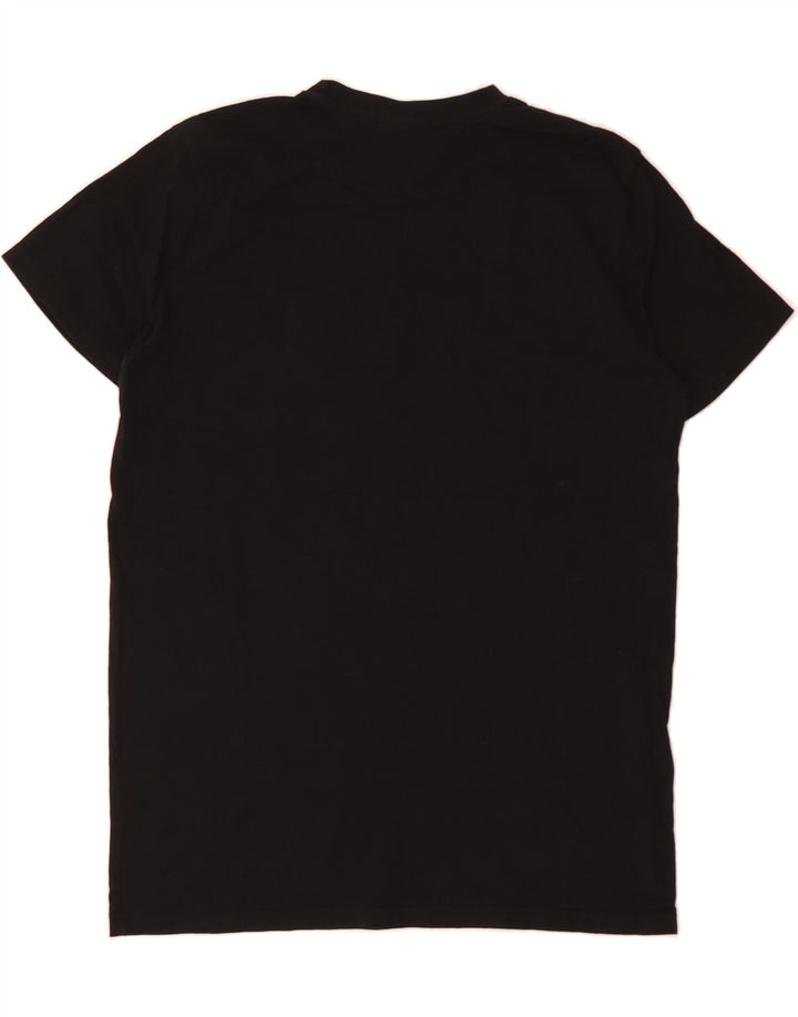 MCKENZIE Mens Graphic T-Shirt Top Medium Black Cotton Vintage Mckenzie and Second-Hand Mckenzie from Messina Hembry 
