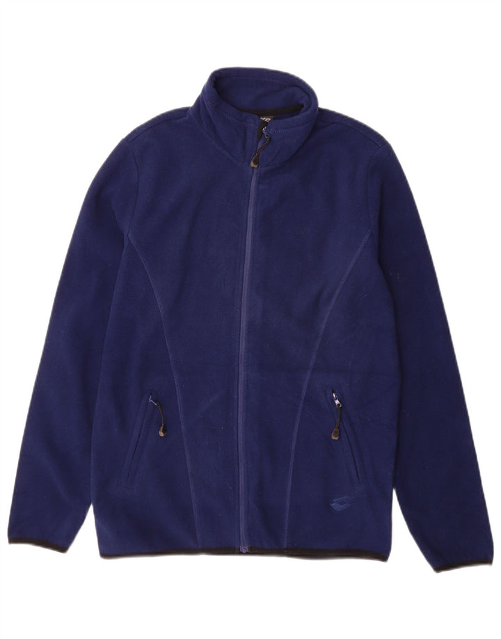 Lotto Γυναικείο Fleece Jacket UK 10 Small Navy Blue Polyester