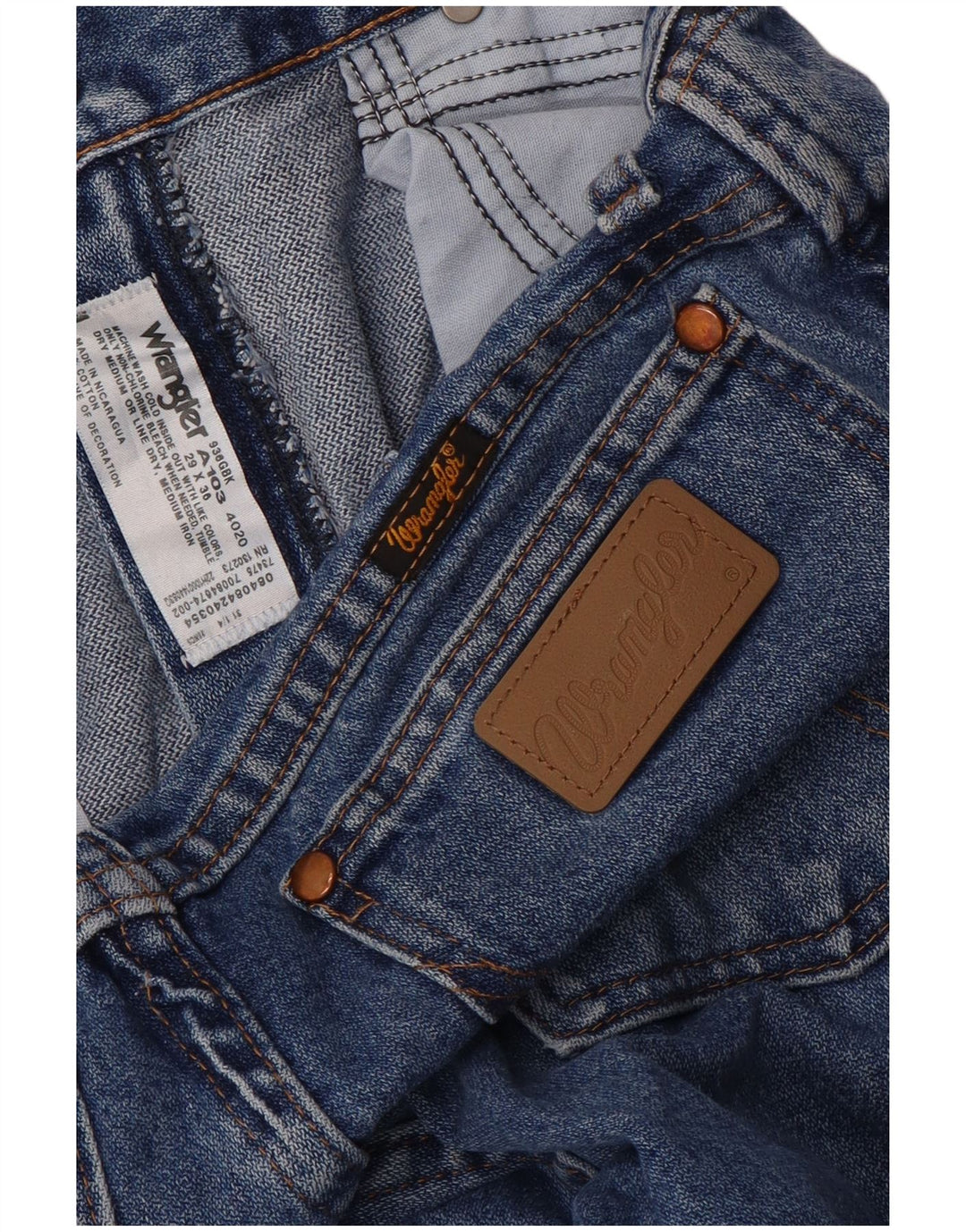 Γυναικείο ίσιο τζιν Wrangler W29 L36 Μπλε βαμβακερό
