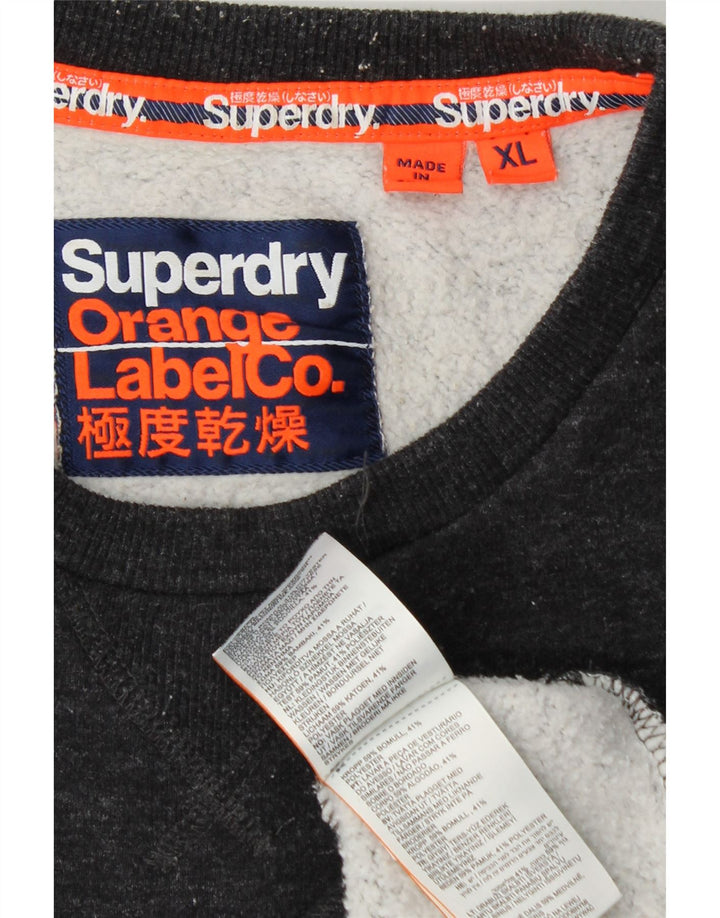 Ανδρικό φούτερ SUPERDRY Jumper XL Navy Blue Cotton