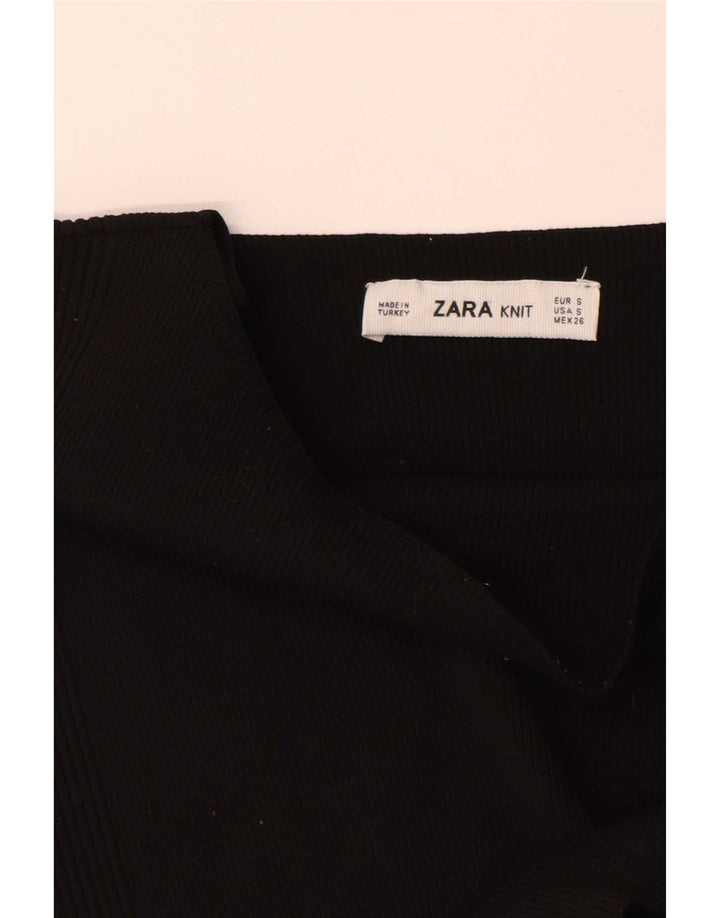 Zara Γυναικείο Γιλέκο Τοπ UK 10 Small Black