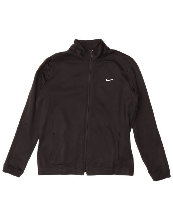 Γυναικεία φόρμα Nike Therma-Fit Top Jacket UK 14 Medium Black Polyester