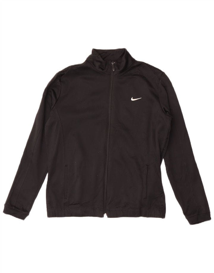 Γυναικεία φόρμα Nike Therma-Fit Top Jacket UK 14 Medium Black Polyester