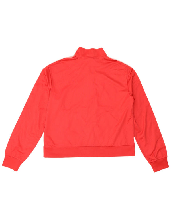 Diadora Γυναικεία αθλητική φόρμα γραφικών Top Jacket UK 18 XL Red Polyester