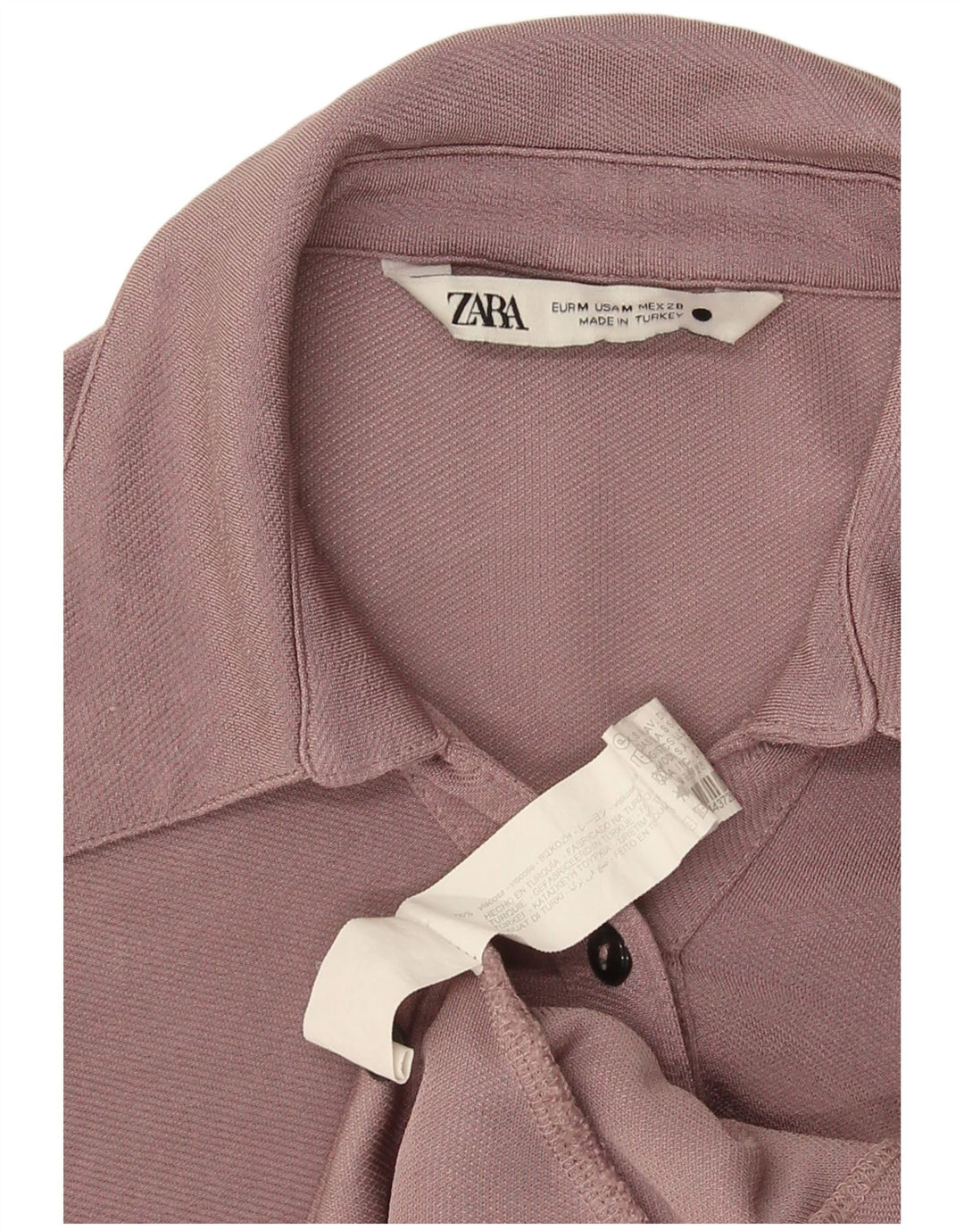 Zara Γυναικείο πουκάμισο UK 12 Medium Purple Viscose
