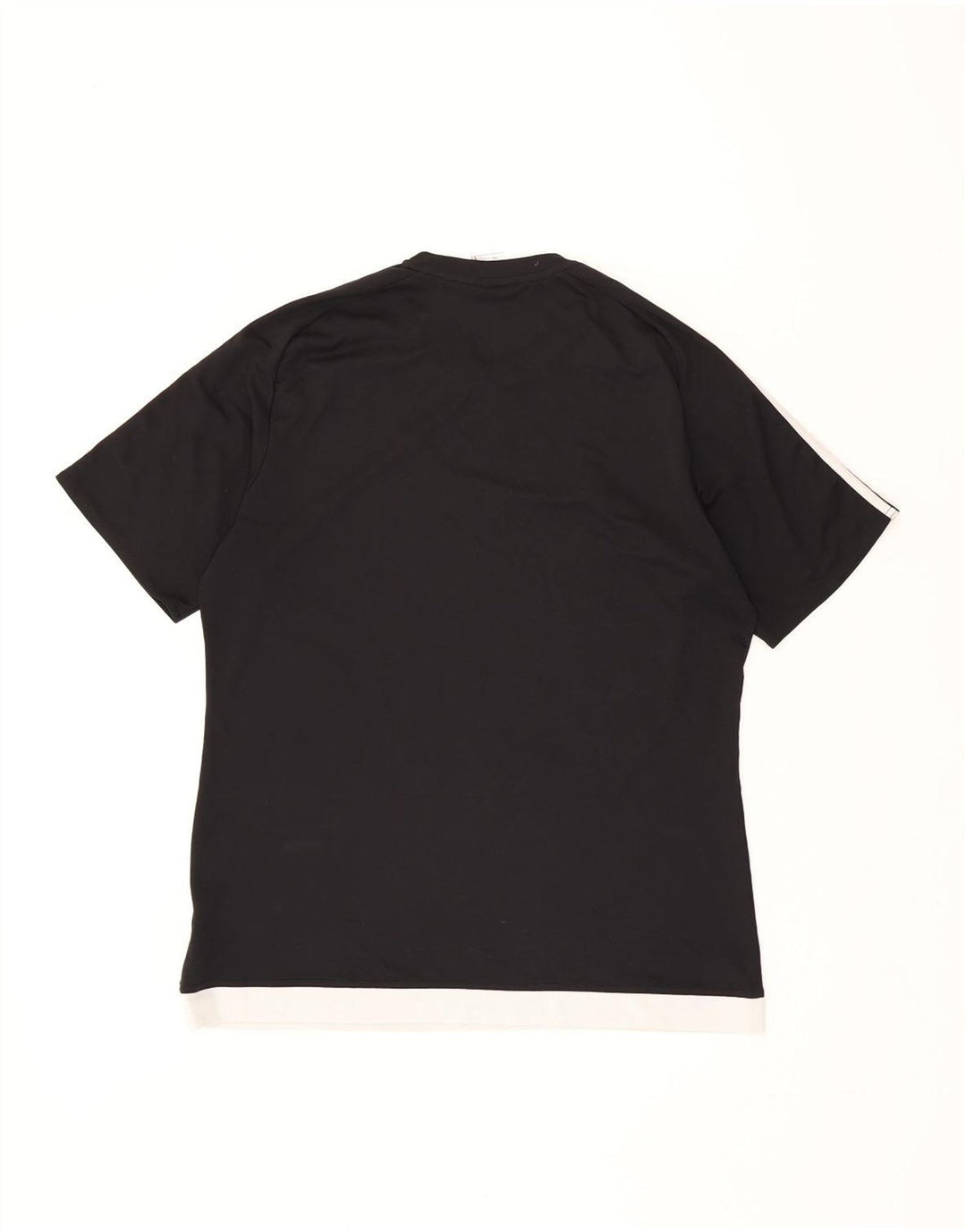 Ανδρικό T-Shirt Climalite ADIDAS Top Large Black Colorblock Πολυεστέρας