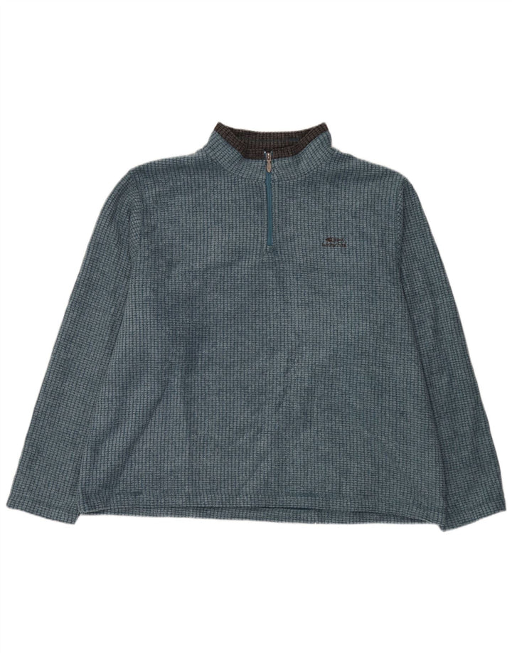 Weird Fish Ανδρικό Φούτερ με φερμουάρ Jumper 5XL Μπλε