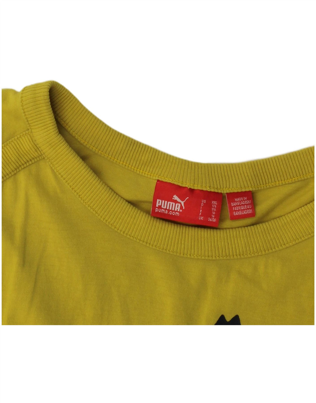 Γραφικό T-Shirt Puma Boys Top 15-16 ετών κίτρινο