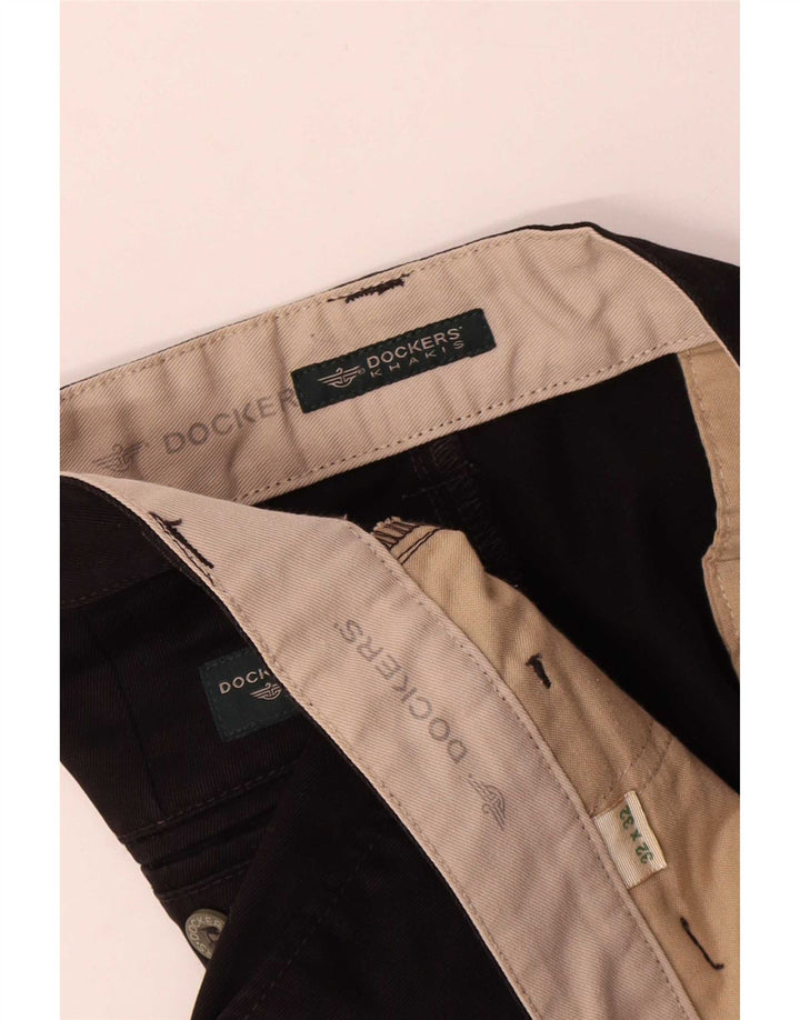 Dockers Ανδρικό Χακί Παντελόνι Chino ίσιο W32 L32 Μαύρο