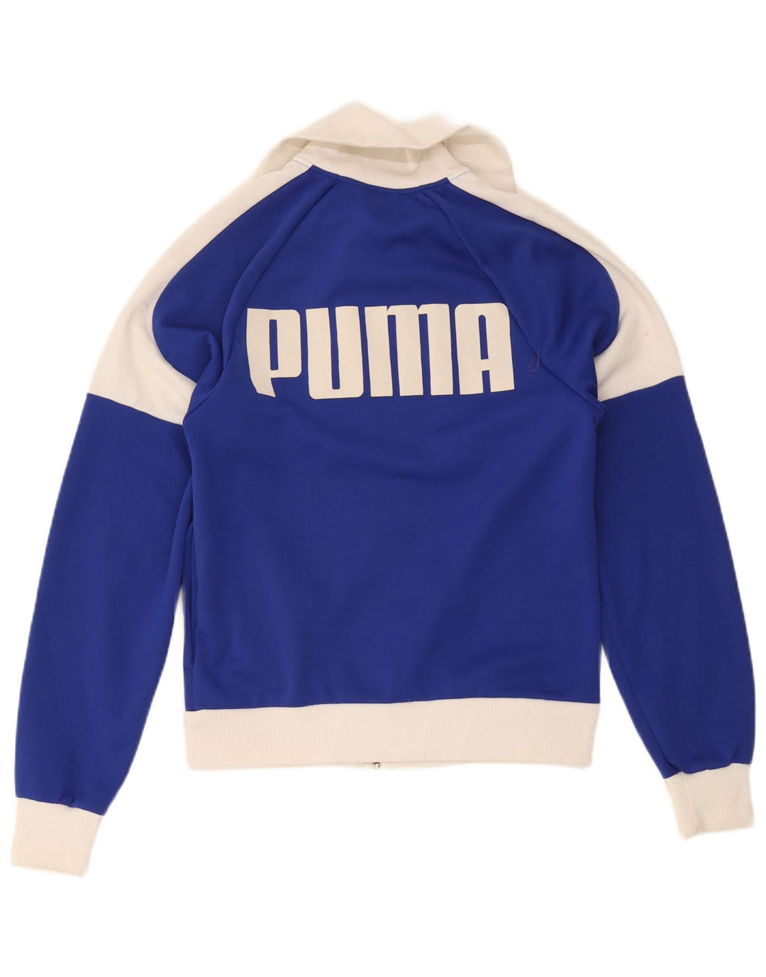 Ανδρική φόρμα φόρμας Puma με γραφικό φόρεμα, μπουφάν με μικρό μπλε χρώμα, πολυεστέρα