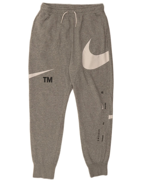 Ανδρική φόρμα αθλητικής φόρμας Nike Swoosh Graphic Joggers Μεσαίο γκρι βαμβακερό