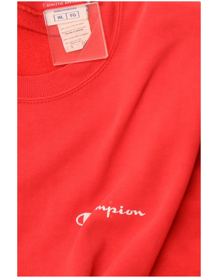 Ανδρικό φούτερ CHAMPION Jumper XL Κόκκινο βαμβακερό