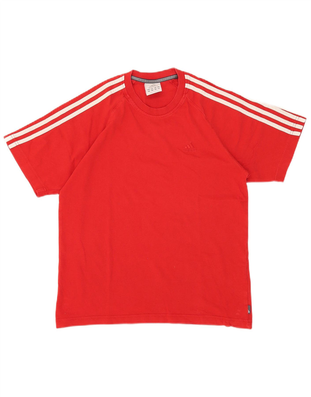 Ανδρικό T-Shirt Adidas Top Μικρό κόκκινο βαμβακερό