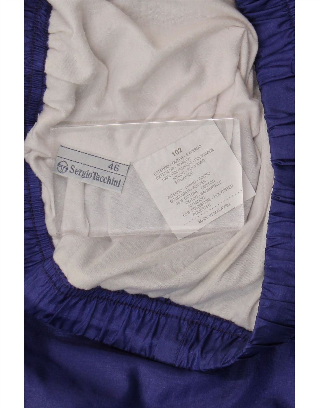 Sergio Tacchini ανδρική φόρμα IT 46 Small Blue Colourblock Polyamide