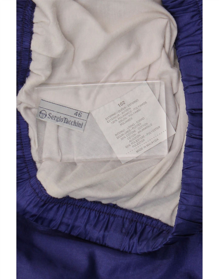 Sergio Tacchini ανδρική φόρμα IT 46 Small Blue Colourblock Polyamide