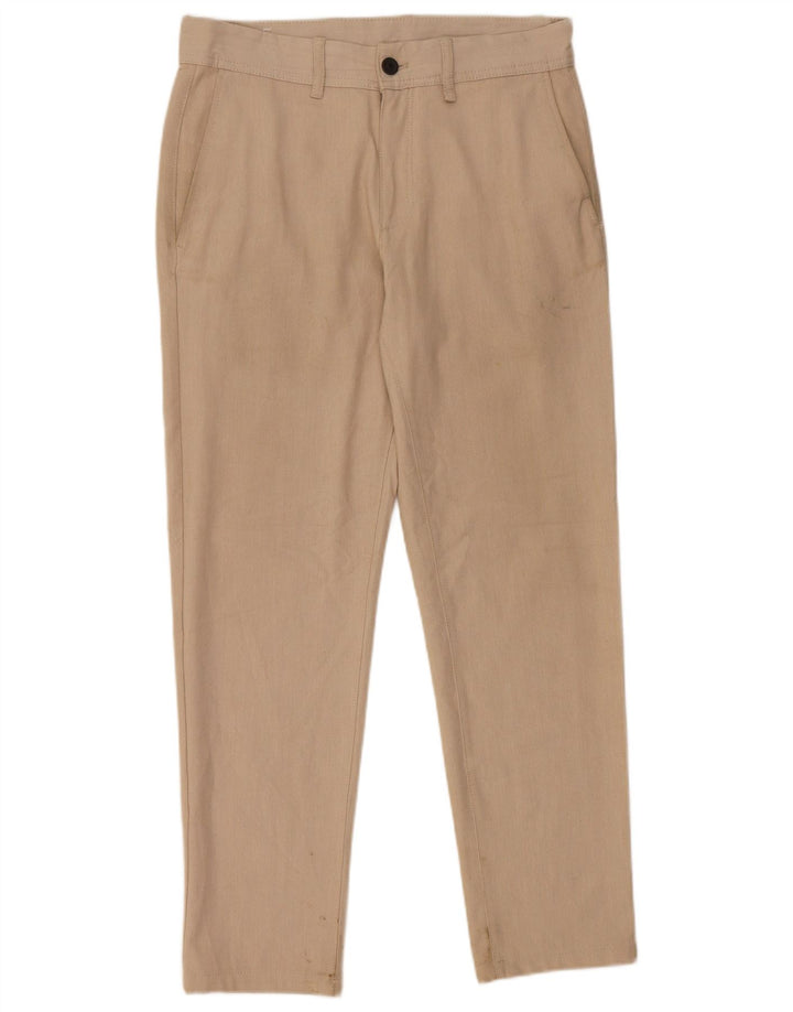 Zara Ανδρικό παντελόνι Chino Slim EU 38 Small W30 L28 Beige Polyester
