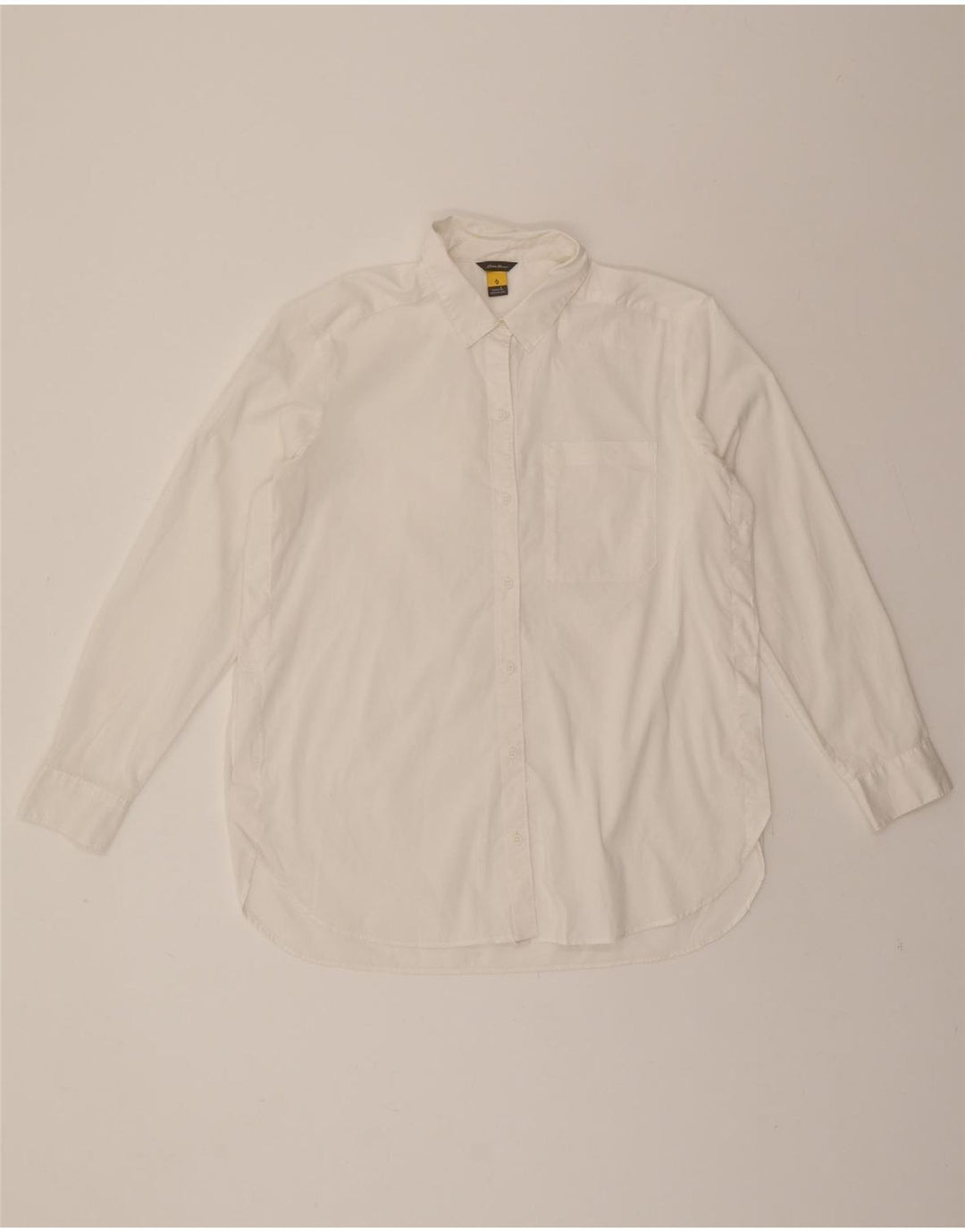 EDDIE BAUER Womens Shirt UK 16 Large White Cotton Vintage Eddie Bauer and Second-Hand Eddie Bauer from Messina Hembry 
