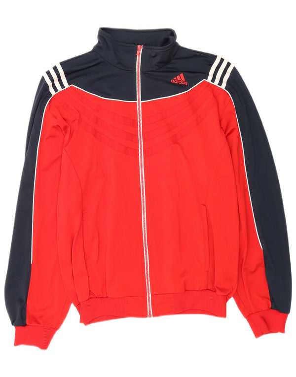 Ανδρική φόρμα Adidas Top Jacket UK 44/46 Large Red Colourblock Polyester