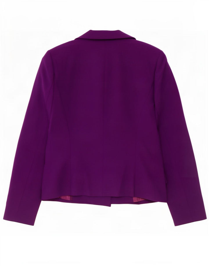 Zara Γυναικείο Σακάκι Blazer με διπλό στήθος UK 14 Large Purple