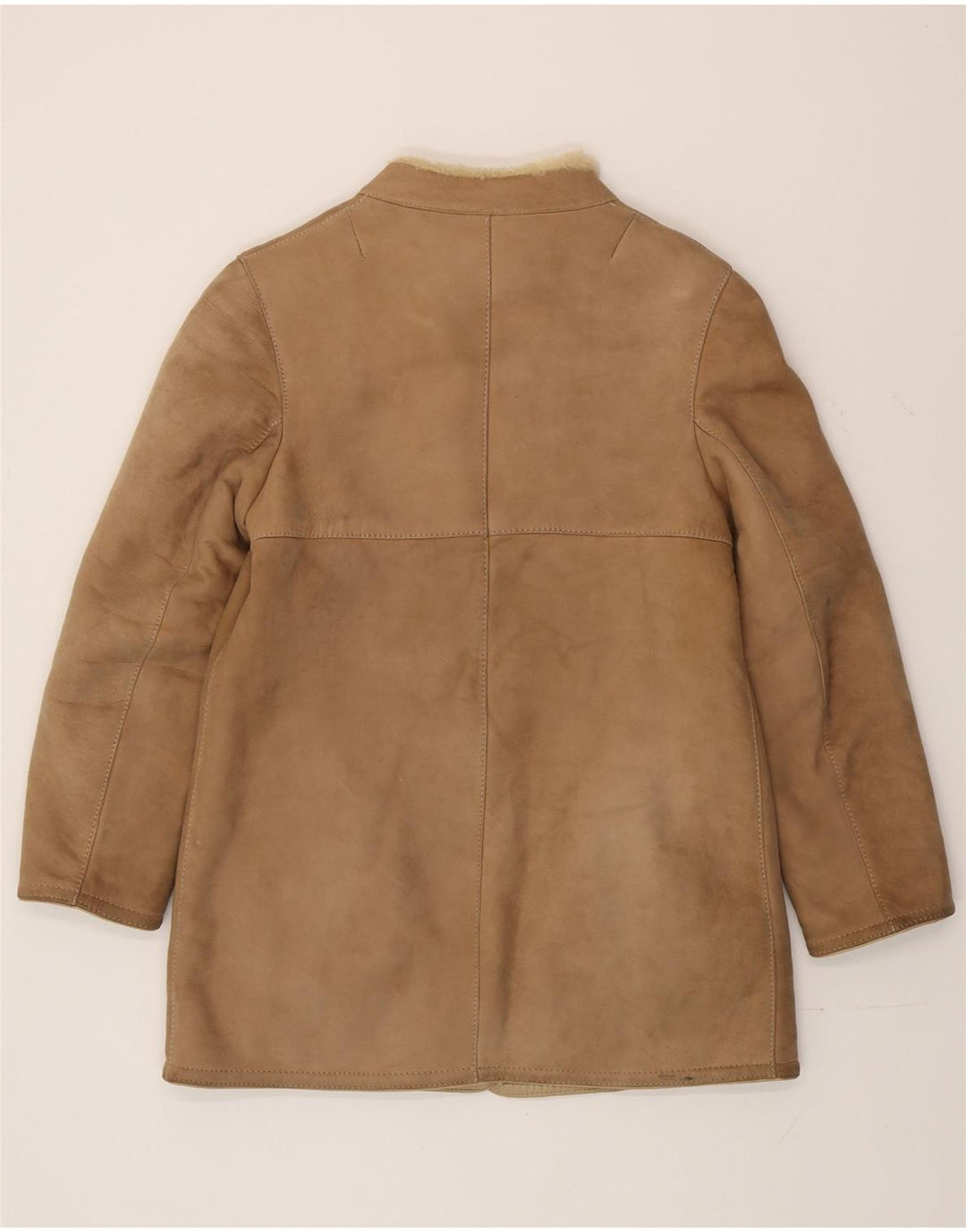 Vintage Γυναικείο Παλτό Shearling IT 44 Medium Beige Shearling