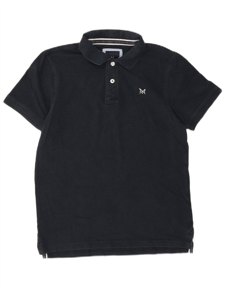 Ανδρικό πουκάμισο Polo Crew Clothing, μεσαίο μπλε βαμβακερό