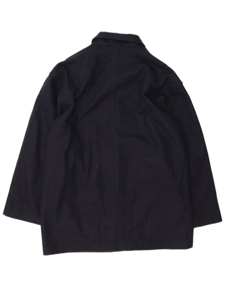 Ανδρικό παλτό Navigare UK 42 XL Navy Blue Wool