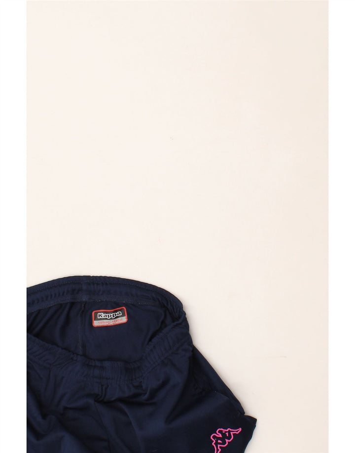 KAPPA Girls Tracksuit Trousers 13-14 Years  Navy Blue Polyester Vintage Kappa and Second-Hand Kappa from Messina Hembry 