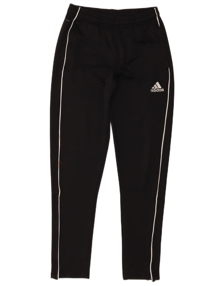 Παντελόνι αθλητικής φόρμας Adidas Boys Climalite 13-14 ετών μαύρο πολυεστέρα