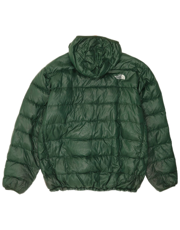 Ανδρικό μπουφάν με κουκούλα North Face UK 42 XL Green Nylon