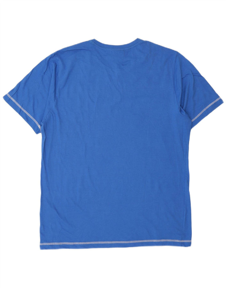 Uncle Sam Ανδρικό γραφικό T-Shirt Top XL Blue Cotton