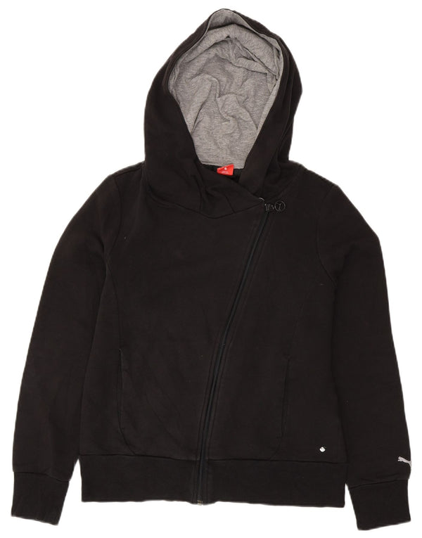 Γυναικείο πουλόβερ με κουκούλα με φερμουάρ PUMA UK 14 μεγάλο βαμβακερό